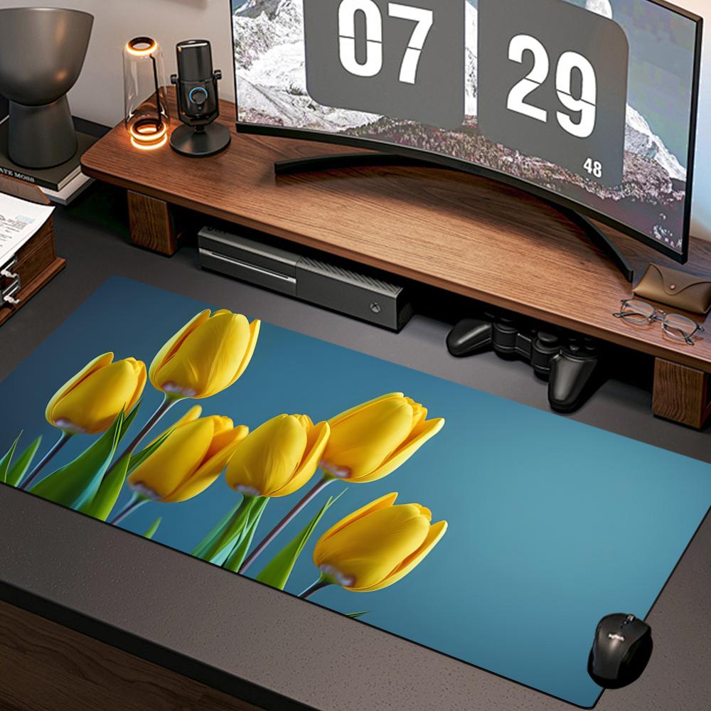 Gaming Accessories Wallpaper - Коврик для мыши с рисунком тюльпана,