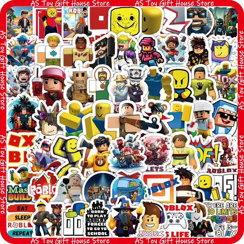 Gaming Accessories Roblox - 100 шт. наклеек Roblox, водонепроницаемые виниловые