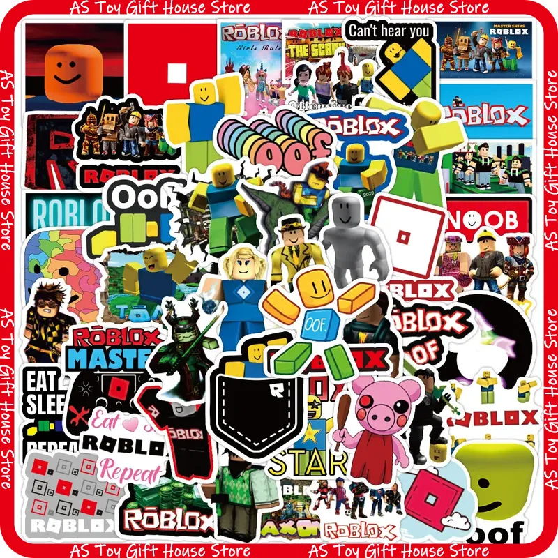 Gaming Accessories Roblox - 100 шт. наклеек Roblox, самоклеящиеся водонепроницаемые