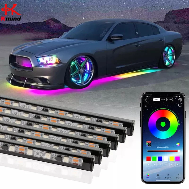 Rgb Hub Sync - Автомобильные неоновые светодиодные фонари для шасси,