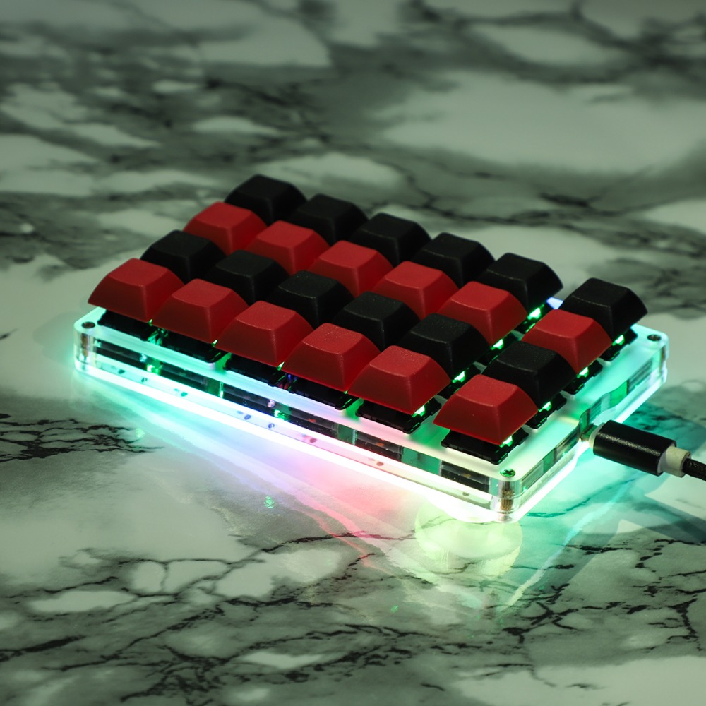 Keyboard Numpad Separate - Новый программируемый RGB-коммутатор YMD21 V2 QMK