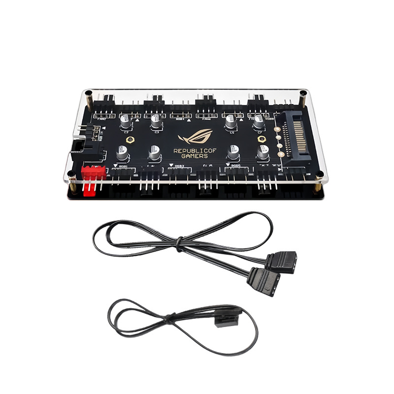 Rgb Hub Sync - 8-портовый ARGB PWM контроллер для вентиляторов,