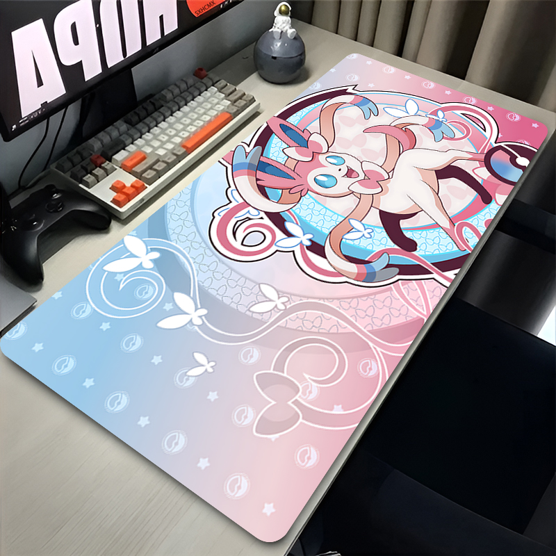 Gaming Accessories For Setup - Большой розовый милый коврик для мыши