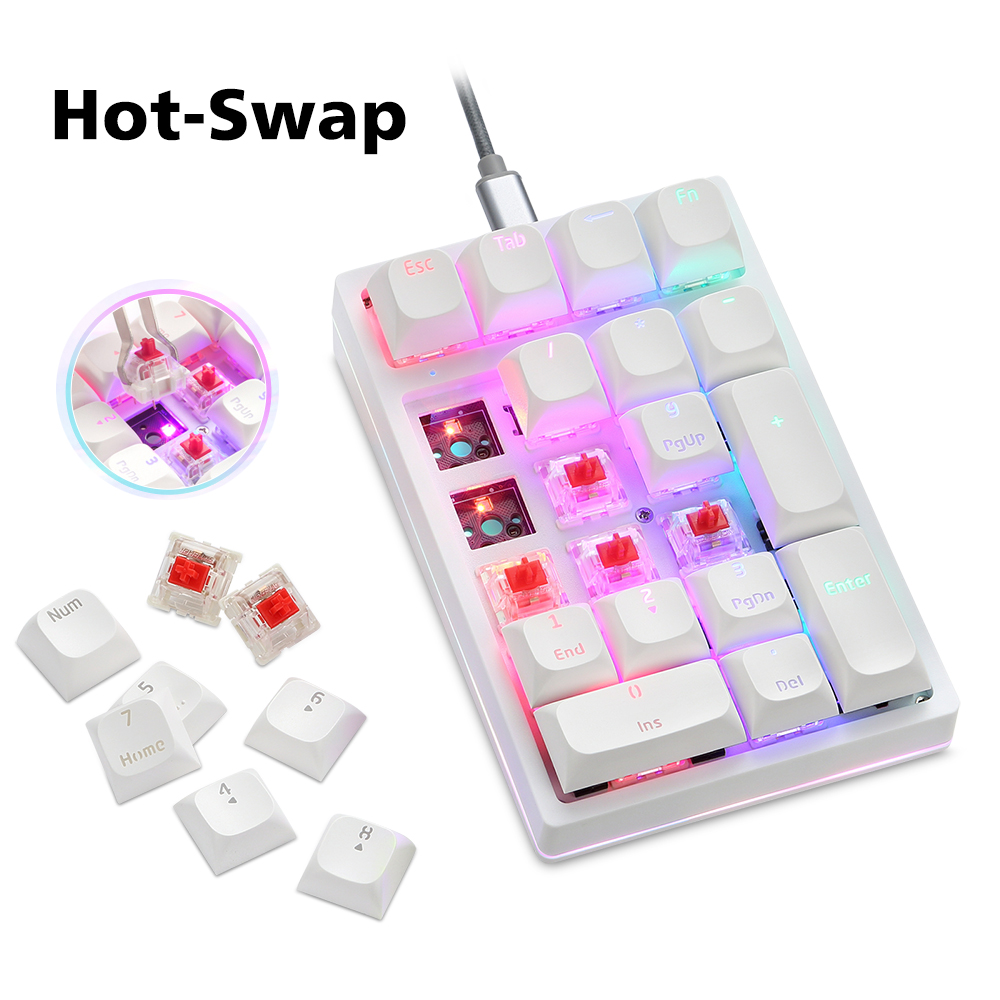 K24Pro 21 клавиша цифровая кла – обзор и цена Keyboard Numpad Separate