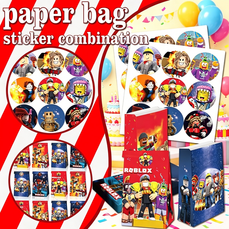 Набор наклеек Robloxed Paper B – обзор и цена Gaming Accessories Roblox