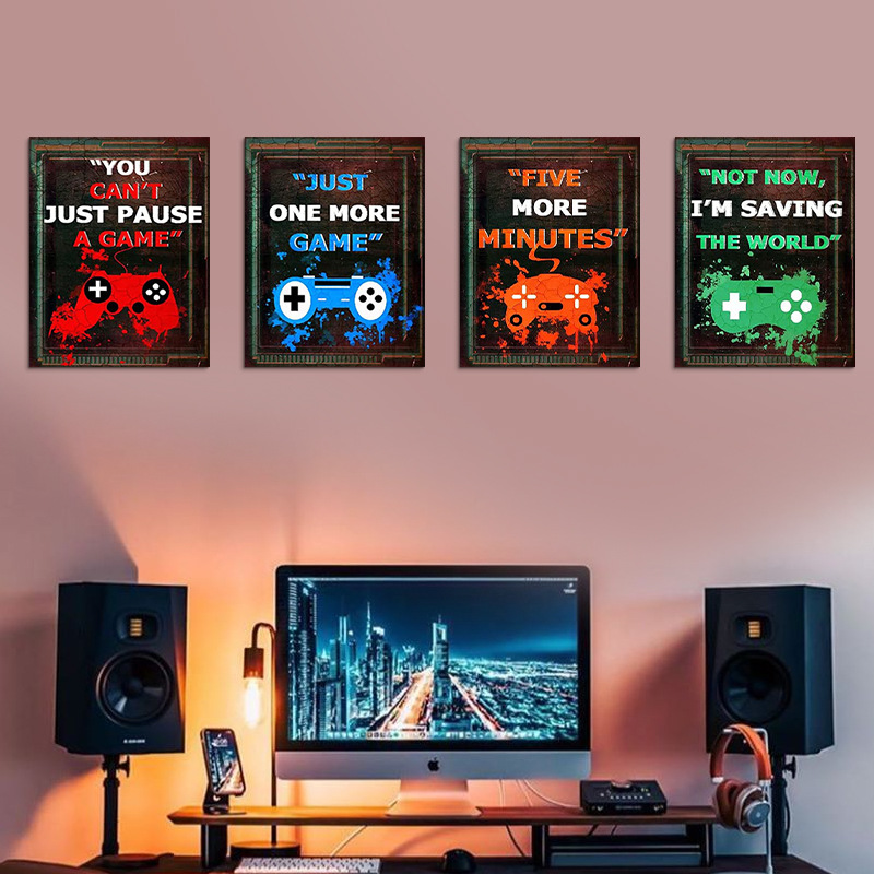 4 шт., детская игровая комната – обзор и цена Gaming Accessories Wallpaper