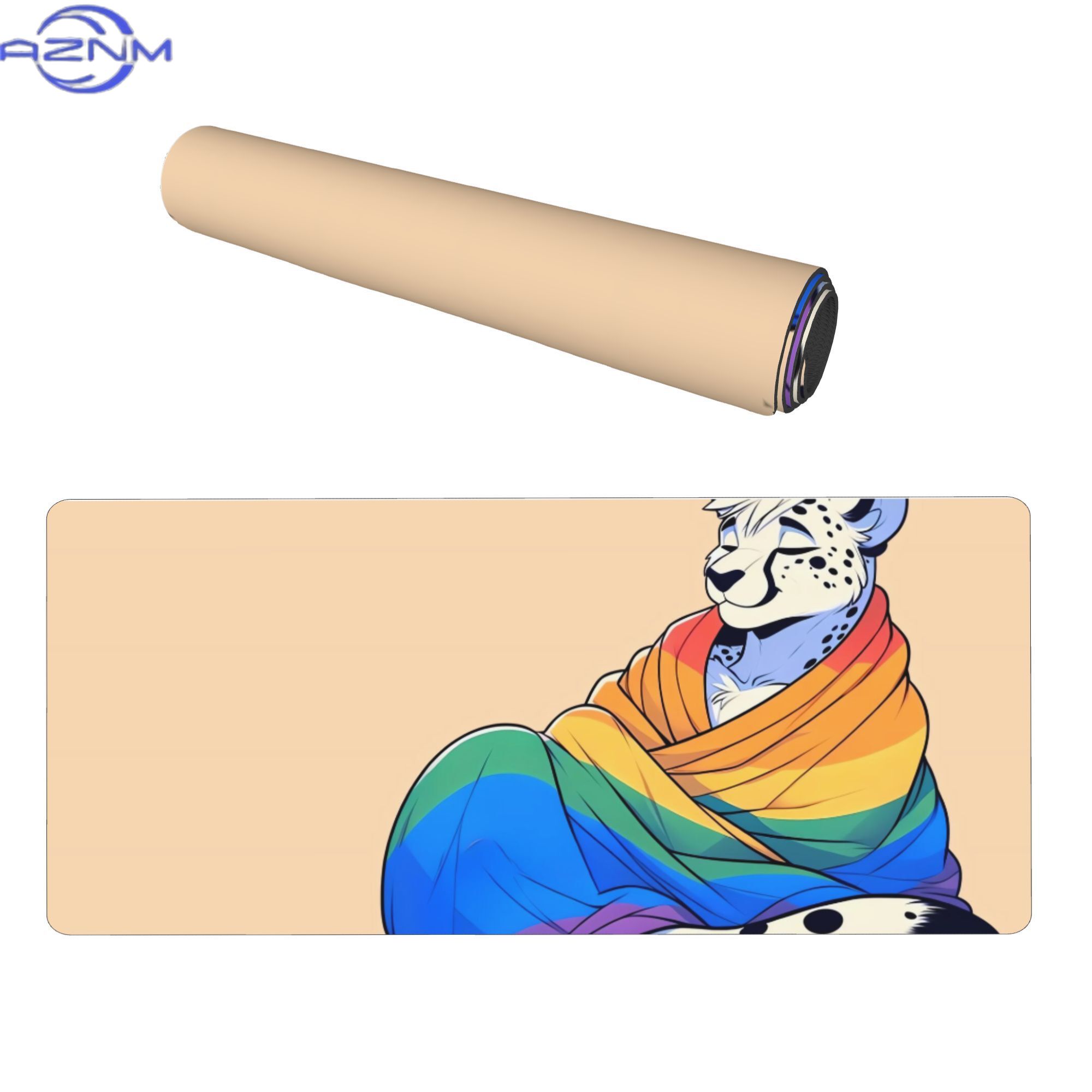 Уютный пушистый коврик для сто – обзор и цена Desk Corner Mat