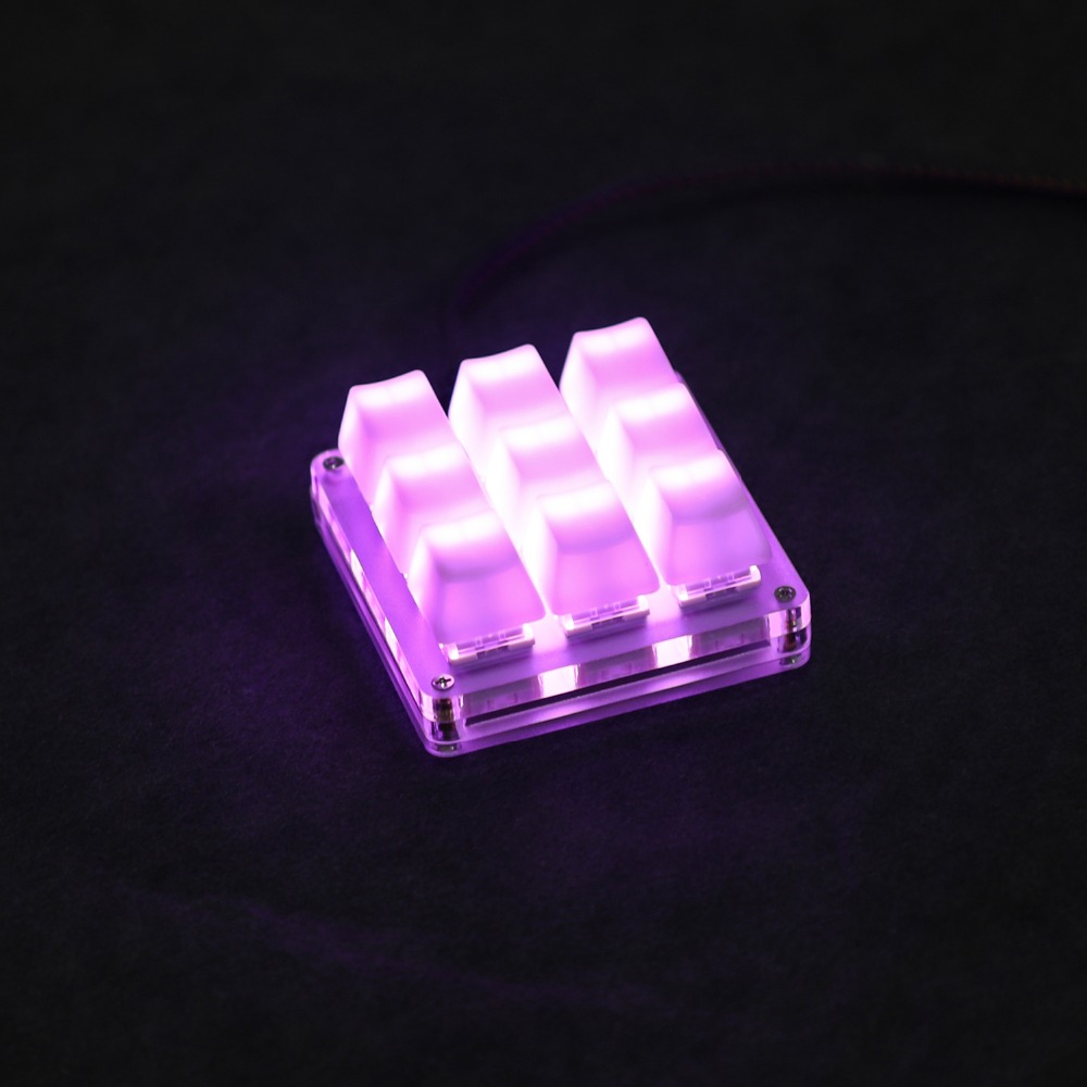 9-кнопочный QMK Hotswap YMDK R – обзор и цена Keyboard Numpad Separate